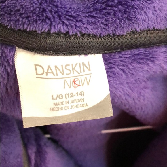 Danskin Now: Purple/Gray Lightweight Jacket - Picture 3 of 4